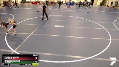 65 lbs Round 1 (6 Team) - Kaden Schwaab, St. Francis vs Charlie Novak, New Prague