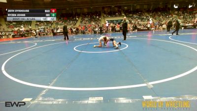 67 lbs Consi Of 8 #1 - Zeth Dykhouse, Massa's Maniacs vs Ryzen Johns, Keystone Wrestling Club