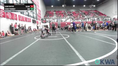 100-105 lbs Rr Rnd 2 - Liam Hayes, Carl Albert vs Cash Torrey, Team Nomad