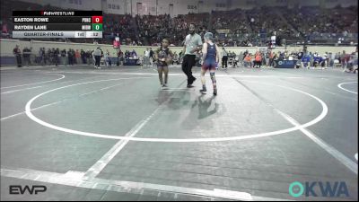 Quarterfinal - Easton Rowe, Ponca City Wildcat Wrestling vs Rayden Lane, Midwest City Bombers Youth Wrestling Club