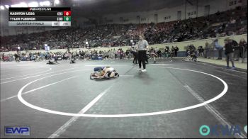 43 lbs Quarterfinal - Kashton Legg, Keystone Kids Wrestling Club vs Tyler Fleenor, Standfast