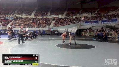 D1-120 lbs Cons. Round 3 - Everest Leydecker, Desert Vista vs Rex Fortenberry, Liberty