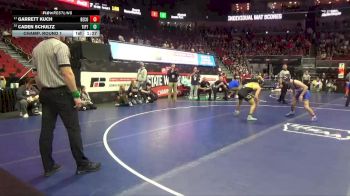 2A-132 lbs Champ. Round 1 - Garrett Kuch, Benton Community vs Caden Schultz, Tipton
