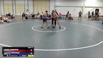 136 lbs Placement Matches (8 Team) - Jacob Thompson, Michigan Blue vs Lincoln Hinchman, Indiana