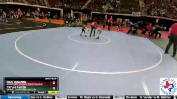 44 lbs Semifinal - Akai Howard, Ohana West Warriors Wrestling Club vs Tatum Riksen, Randall Youth Wrestling Club