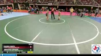 80 lbs Round 3 - Masen Cantu, Spring Klein Wrestling Club vs Abraham Grande, Malicious Grounds Wrestling Club