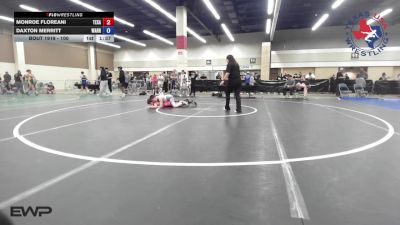 100 lbs Rr Rnd 2 - Monroe Floreani, Texas vs Daxton Merritt, Warrior Trained Wrestling