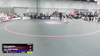 95 lbs Quarterfinals (8 Team) - Mya Hairston, Missouri Red vs Vita Rose Savage, Ohio Red