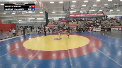 117 lbs Round 4 (12 Team) - Journie Rodriguez, Lock Haven University vs Laurence Lesacadres, Brock Univeristy