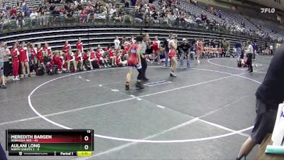 120 lbs Round 1 (6 Team) - Aulani Long, North Dakota 2 vs Meredith Bargen, Nebraska Red