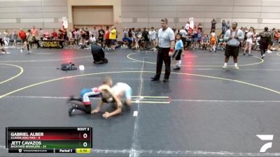 50 lbs Round 1 (6 Team) - Gabriel Alber, Illinois King Pins vs Jett Cavazos, Backyard Brawlers