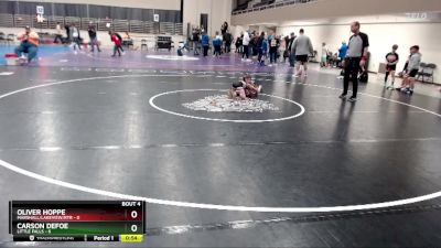 50 lbs Placement (4 Team) - Carson Defoe, Little Falls vs Oliver Hoppe, Marshall/Lakeview/RTR