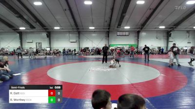 45 lbs Semifinal - Ryder Gatt, Social Circle USA Takedown vs Reece Worthey, Rockmart Takedown Club