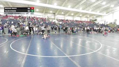 62 lbs Champ. Round 1 - Brooks Birch, Champions Wrestling Club vs Talon Steers, RWC - Roy Wrestling Club