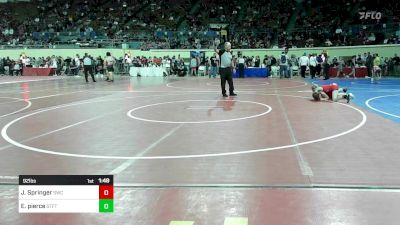 92 lbs Round Of 32 - Jude Springer, Saint's Wrestling Club vs Easton Pierce, Standfast