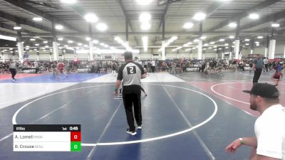 81 lbs 3rd Place - Ashton Lomeli, Rkda vs Brixton Crouse, Benjamin Brawlers