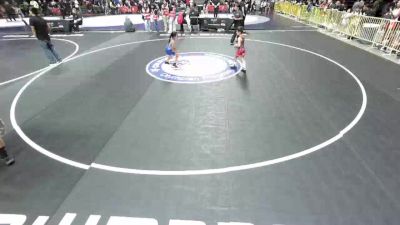 53 lbs Champ. Round 2 - Lucas Petrosian, Mad Dawg Wrestling Club vs Manuel Gallegos