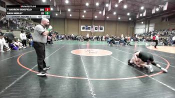 132 lbs Champ. Round 2 - Andrew Benefield, Christian Brothers High School vs Nash Neeley, Deer Creek