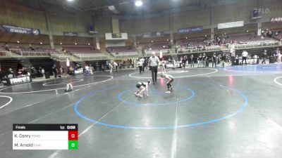 46 lbs Final - Kempsey Conry, Pomona Elite vs Murphy Arnold, Chatfield WC