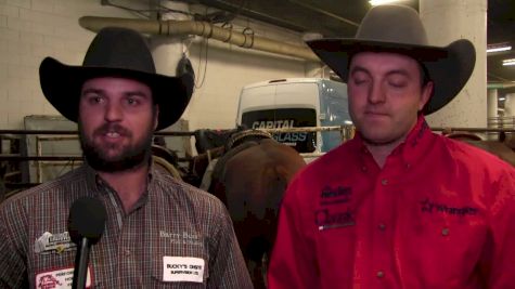 Brett Buss And Tyrel Flewelling After Fastest Run Of The Weekend