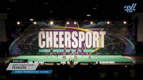 Smith County Elite - fearless [2024 L1 Performance Rec - 12Y (NON) Day 1] 2024 CHEERSPORT National All Star Cheerleading Championship