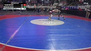 5A 120 lbs Cons. Semi - Caleb Bryant, Elmore County School vs Sequoah Hicks, John Carroll Catholic HS