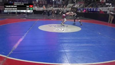 5A 120 lbs Cons. Semi - Caleb Bryant, Elmore County School vs Sequoah Hicks, John Carroll Catholic HS