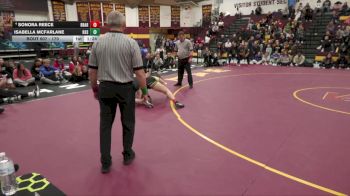 170 lbs 1st Place Match - Sonora Reece, Broken Arrow vs Isabella McFarlane, King High School