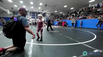 52 lbs Consi Of 8 #2 - Grant Mullen, Perry Wrestling Academy vs Dominick King, OKC Saints Wrestling
