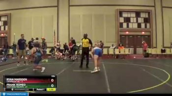 170 lbs Round 5 (6 Team) - Frank Romeo, Southern/Triumph vs Ryan Marsden, Catamount WC