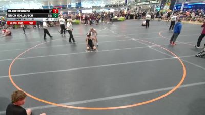 157 lbs Champ. Round 2 - Erich Hollbusch, Unattached vs Blake Bernath, BTW