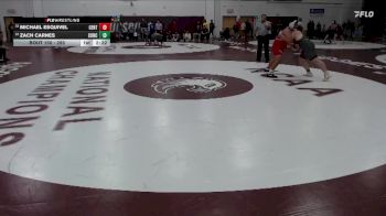 285 lbs Cons. Round 1 - Zach Carnes, Concordia Moorhead vs Michael Esquivel, Central