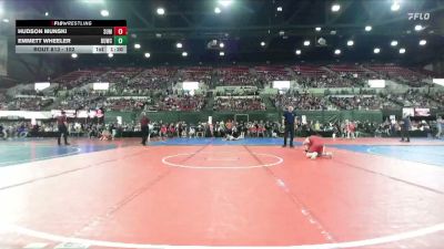 102 lbs Champ. Round 1 - Hudson Munski, Cascade Wrestling vs Emmett Wheeler, North Montana Wrestling Club