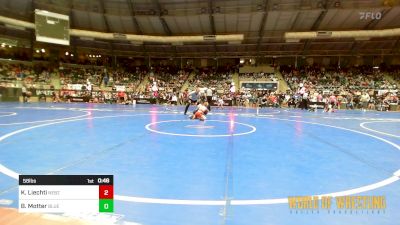 58 lbs Round Of 32 - Kessiah Liechti, Nebraska Boyz vs Beau Motter, Bluestem Wrestling Club