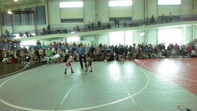 43 lbs 2nd Place - Dakota Mendoza, Coachella Valley WC vs Franco Bautista, Coachella Valley WC