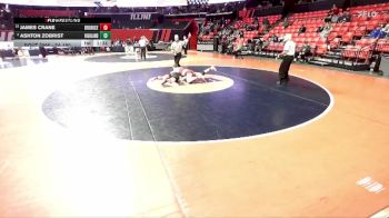 2A 190 lbs Champ. Round 1 - James Crane, Chicago (Brother Rice) vs Ashton Zobrist, Highland