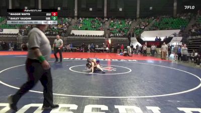 1-5A 100 Champ. Round 1 - Maggie Watts, Arab vs Bailey Vaughn, Hamilton High School