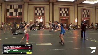 110/118 Round 2 - Alexa Cappadocia, CANWAY vs Lillian Prendergast, South Brunswick High