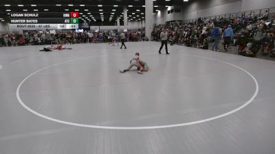 67 lbs Cons. Rd Of 32 - Hunter Bates, Aniciete Training Club vs Logan Schulz, Iowa
