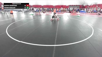 113 lbs Round 2 (8 Team) - Austin Crawford, Oswego East vs Fisher Bigelow, Oconto Falls