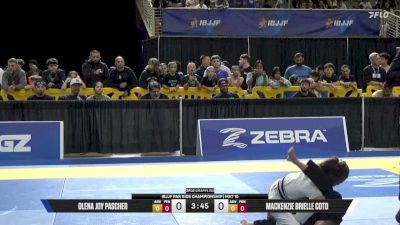 Olena Joy Pascher vs Mackenzie Brielle Coto 2026 Pan Kids Jiu-Jitsu IBJJF Championship
