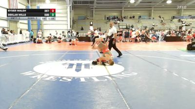 113 lbs Round Of 64 - Ryder Walsh, Smittys Barn - HSB vs Deklan Wills, BAWA GOLD - HSB