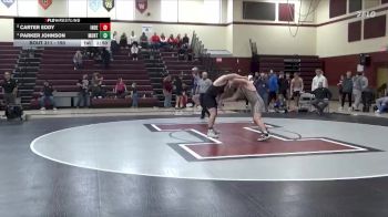190 lbs Quarterfinal - Parker Johnson, Monticello vs Carter Eddy, Independence