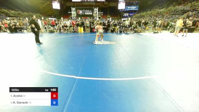 132 lbs Rnd Of 64 - Ian Avalos, ID vs Keagan Sieracki, TX