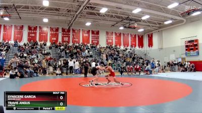 106 lbs Cons. Semi - Synscere Garcia, Denver East vs Travis Angus, Uintah