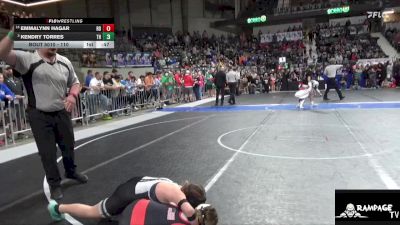 110 lbs 5th Place Match - Kendry Torres, Team Haysville vs EmmaLynn Hagar, Red Devil