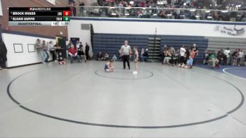 71 lbs Quarterfinal - Elijah Jarvis, Team Real Life Wrestling vs Brock Hvass, Lewiston Wrestling Club