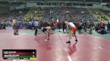 197 lbs Quarters & 1st Wb (16 Team) - Brayden Dillow, Central Missouri vs Matt Kaylor, UMary