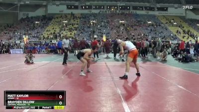 197 lbs Quarters & 1st Wb (16 Team) - Brayden Dillow, Central Missouri vs Matt Kaylor, UMary