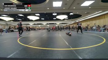 46 lbs Quarterfinal - Levi Escarcega, Manu Wr Ac vs Uhdory Holmes, St Louis Warrior